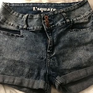 L'square jean shorts